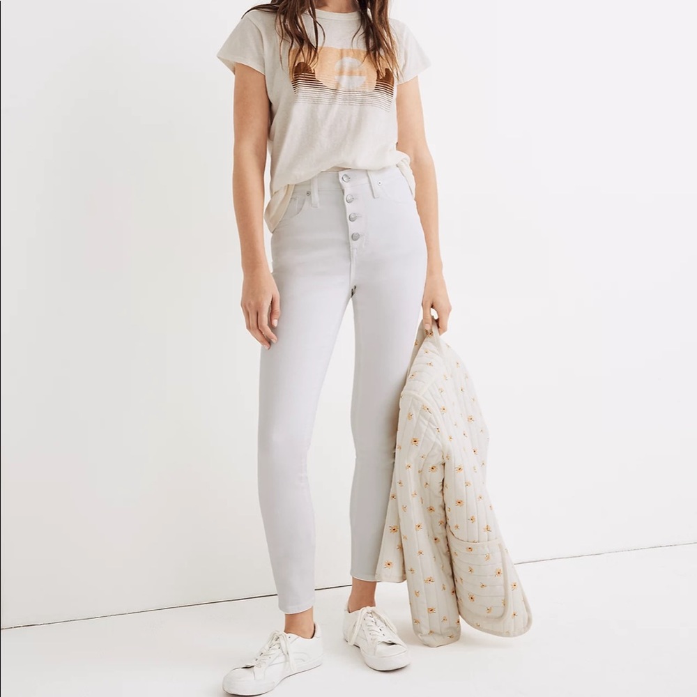🌸New W/ Tag Madewell 10’’ High-Rise Skinny Crop W26